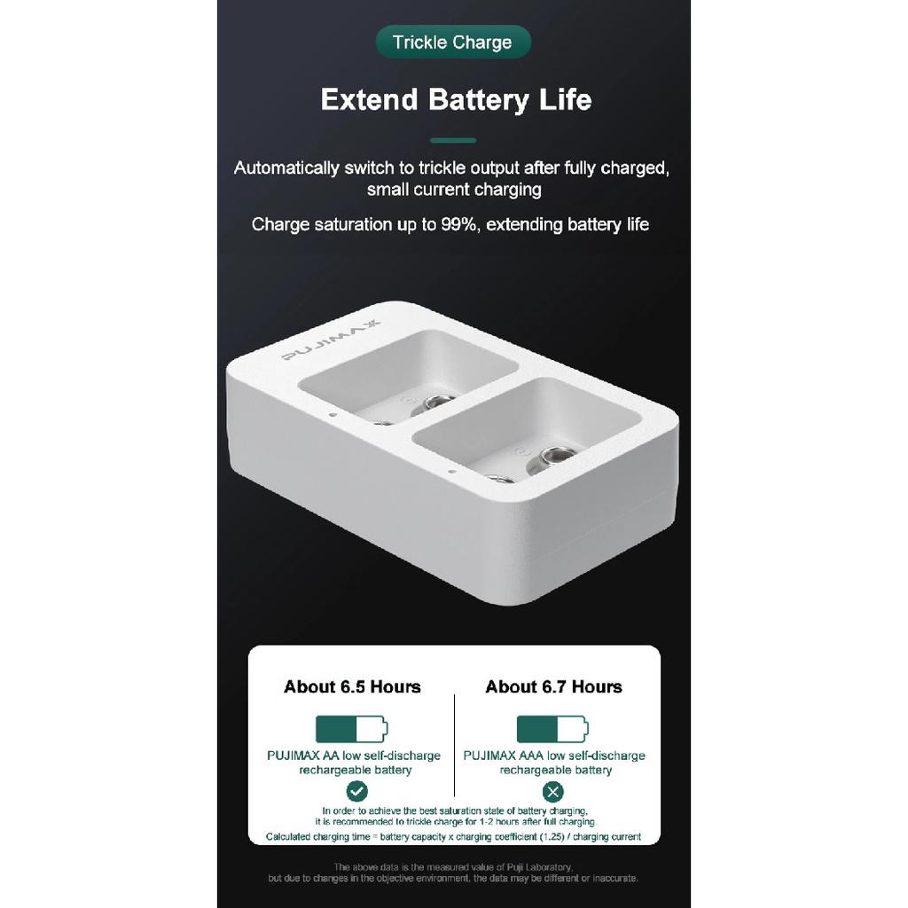 Smart Fast Battery Charger 2 Slots 9V With LED Indicators USB Cable For 9V Ni-MH/Ni-Cd/Li-ion Rechargeable Batteries