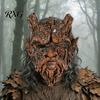 Creepy Spider Web Halloween Mask Mask, Horror Tree Demon Costume Prop, with Breathable Hollow Design, Lightweight Party Dark Style for Cosplay Fantasy