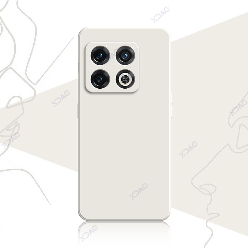 Mobile Phone Case for OnePlus 10 Pro One Plus 10Pro 5G 360 Soft Luxury Square Liquid Silicone Back Cover Waterproof Bag