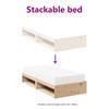 Daybed Without Mattress 90x200 Cm Solid Pine Wood