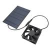 Solar Panel Fan Reduce Temperature Humidity IPX7 Waterproof Solar Powered Fan for Chicken Coop Greenhouses Pet House
