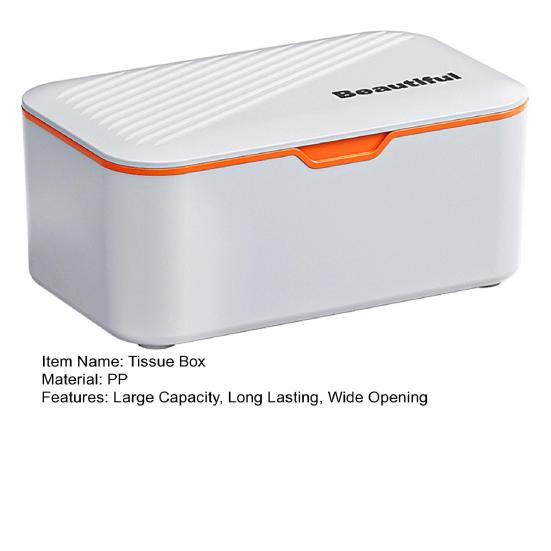 Våtservetter Låda Pappershållare Stor Kapacitet Bred Öppning Påfyllningsbar Multifunktionell Toalettpapperslåda Pappersbehållare