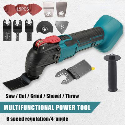170 W elektrischer Akku-Oszillator, Heim-Astsäge, Multifunktions-Trimmer/Schaufel/Schneidsäge-Werkzeuge für 18 V/21 V Makita-Akku