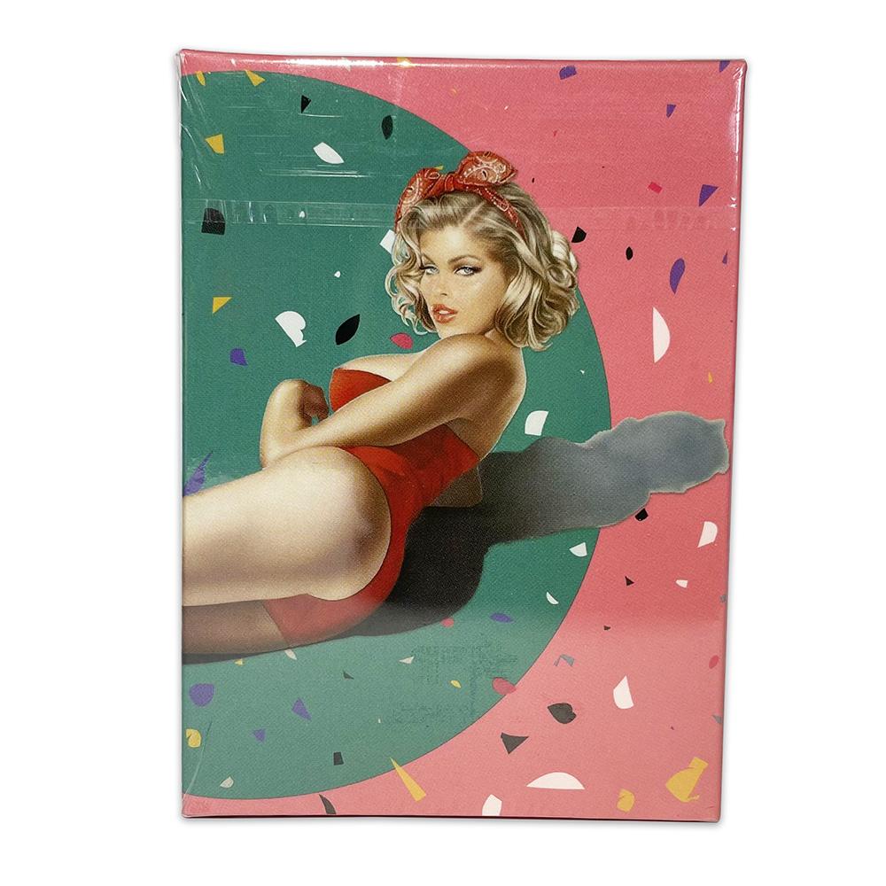 Gyönyörű Aranyos Lányok Gyűjtemény Játékkártya Pókercsomag 54 Kártya Mind Más Vintage Retro Klasszikus Pin-Up Lányok Kártyajátékok blue