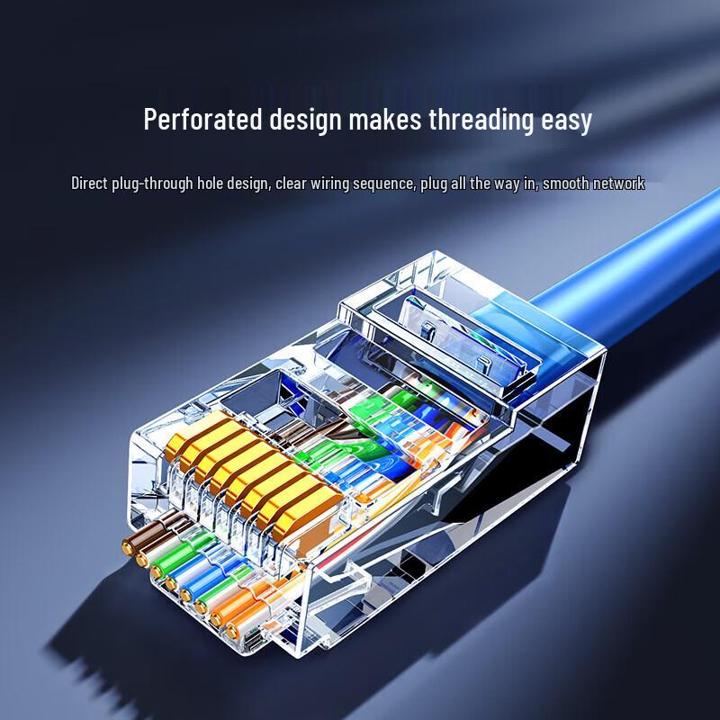 UGREEN Cat5e Gold-Plated Pass-Through RJ45 Connectors