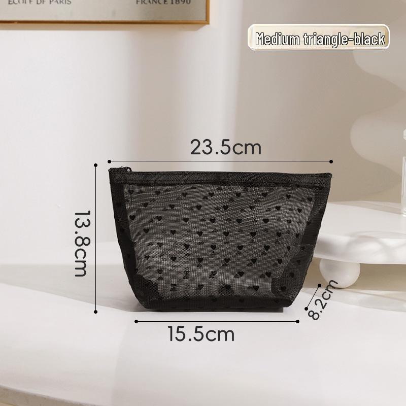 

Корейская роскошная сетчатая косметичка большого объема для путешествий