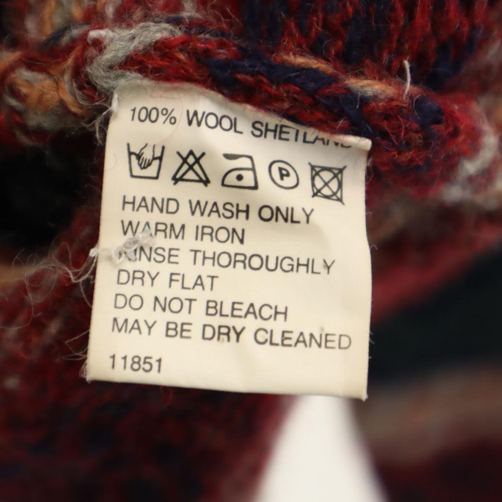 HARRIS WILSON 90-tal Ull Gamla Hängselbyxor handtag Långärmad tröja M stickad Herr Begagnad