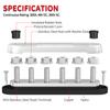 DaierTek 300A Negative Bus Bar 12V Distribution Block 6 X 3/8" M10 Terminal Studs 48V DC Positive Ground Busbar for Automotive