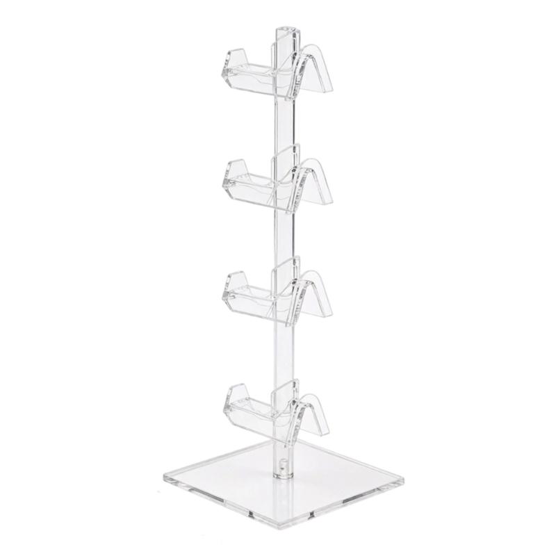 Unique Multilevel Acrylic Eyewear Stand Retail Store Accessories Rack Easy Assemble Acrylic Shelf For Fashionable Glasses Presentation