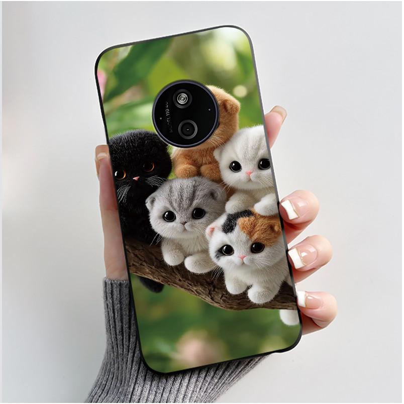 Casing For Nokia 125 110 4G 2024 HMD 110 Case Aesthetic Luxury Cute Cool Boys Girls Soft Silicone Black Matte Phone Cover Shell