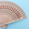 Fan Punched Wood Fan Folding Fans Hand Held Flower Fans Hollow Dance Hand Fans Photo Prop Tool