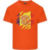 Torn Andorra Flag Andorran Day Football Unisexs Light Cotton TShirt