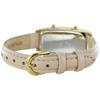 Uhr mit Leder Dual Time [Salvatore Marra] Damenarmband, rechteckig, quadratisch, [] (Nr. 1 beige)