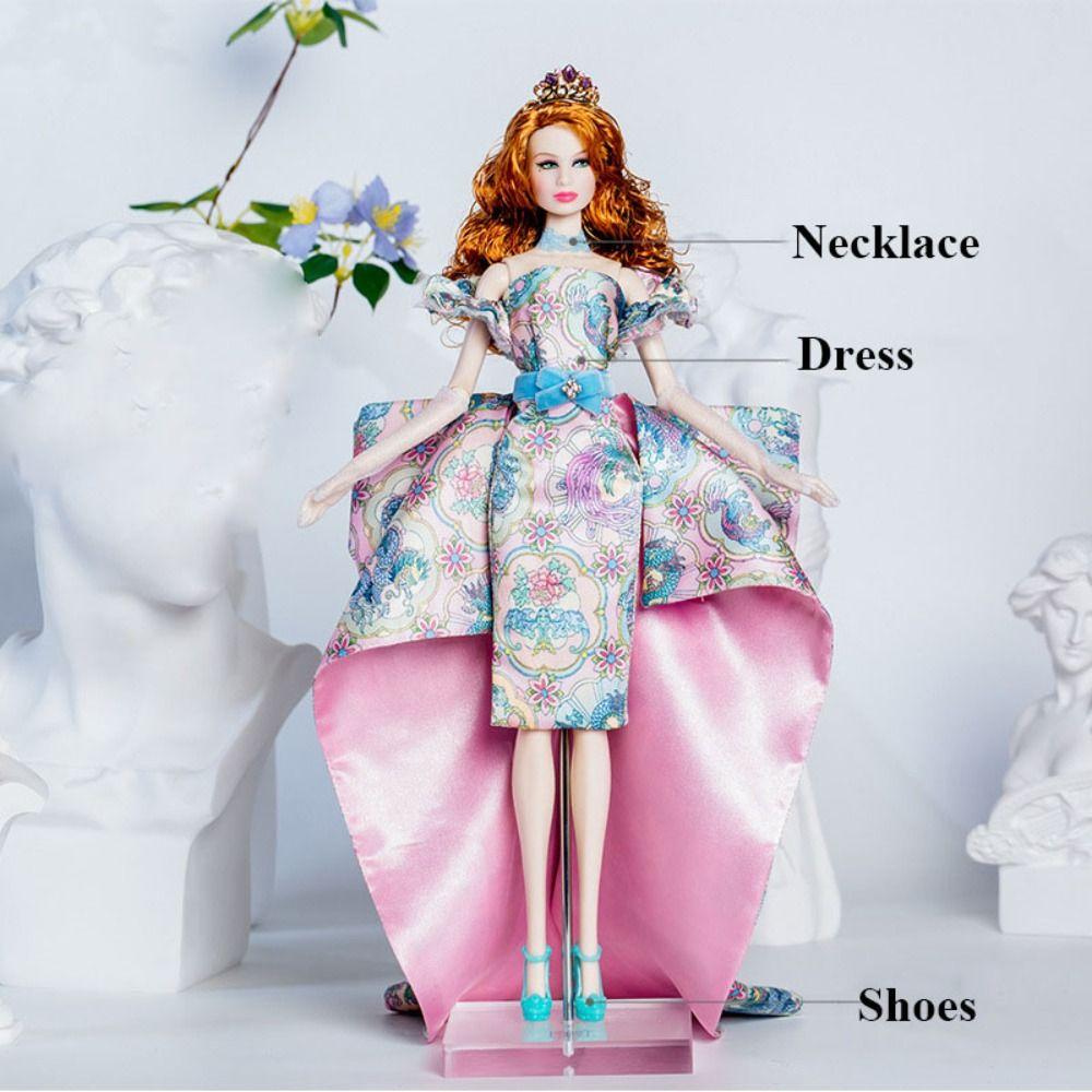 With Shoes Hats Crown Supermodel Doll Dresses for 1/6 BJD 30cm Supermodel Dolls