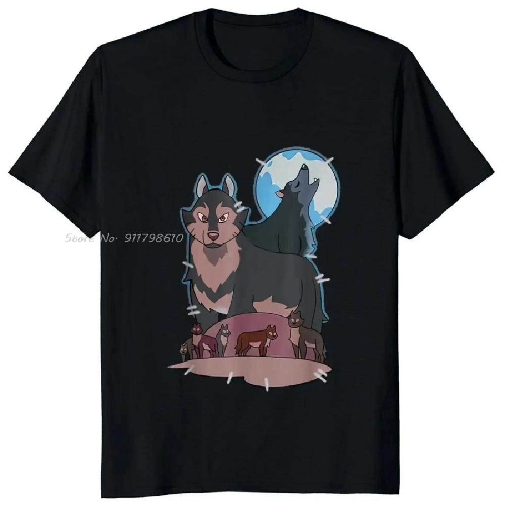 Baumwoll-T-Shirt Jäger Wolf Eulenhaus Übergroßes T-Shirt Amerikanische Fantasy-TV-Animationsserie Unisex Oberteile T-Shirts Herrenbekleidung