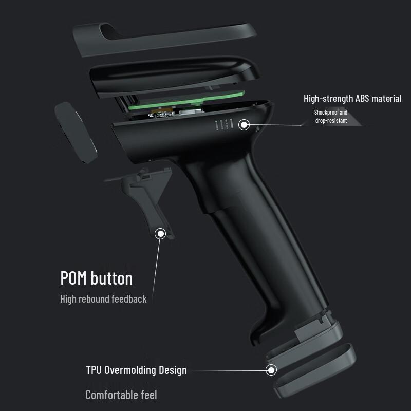 Deli 14881S Wireless 1D Barcode Scanner