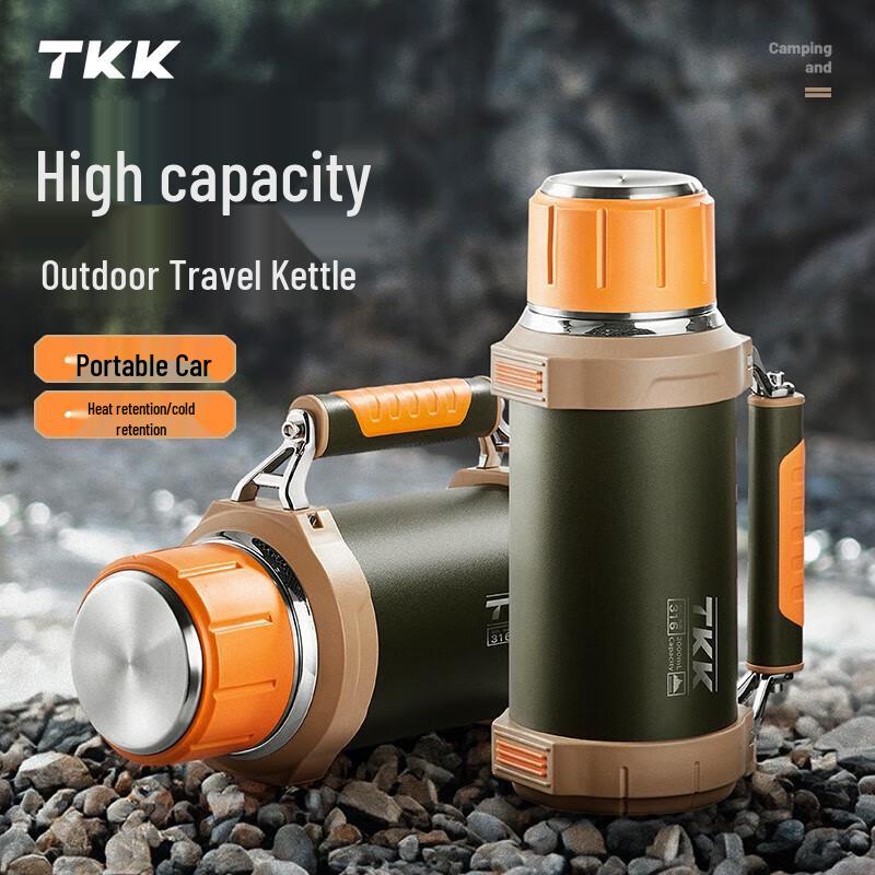 TKK 2000ml 316 Stainless Steel Wide-Mouth Insulated Thermos