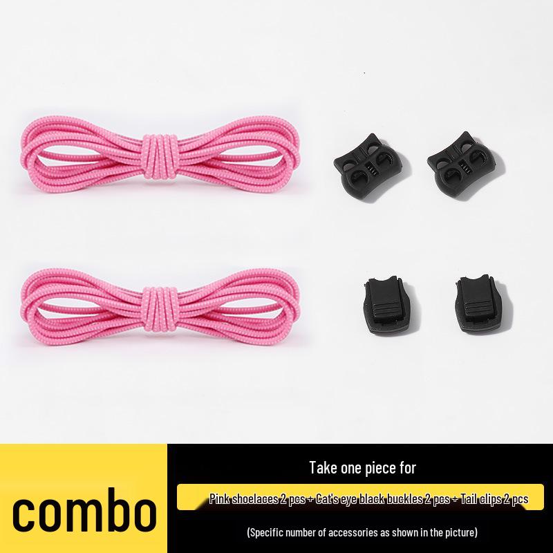 No-Tie Elastic Shoelaces for Slip-On Shoes - Unisex Sports Laces, One Pair