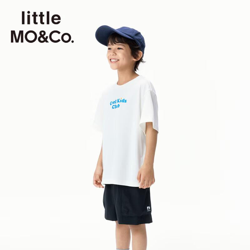 Little MO&Co. Детская охлаждающая быстросохнущая футболка с принтом букв 165