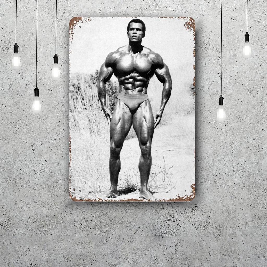 Bodybuilding Funny Bar Metal Sign Retro Plaque Vintage Sign Alcohol Drinker Pub Club Man Cave Kitchen Wall Decoration