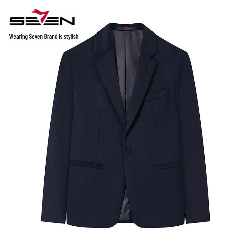 Qipai Men's Wool Blend Business Formal Suit Jacket