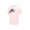 Nike T Shirts Men's Pink Crew Neck Moderate FB9804-686