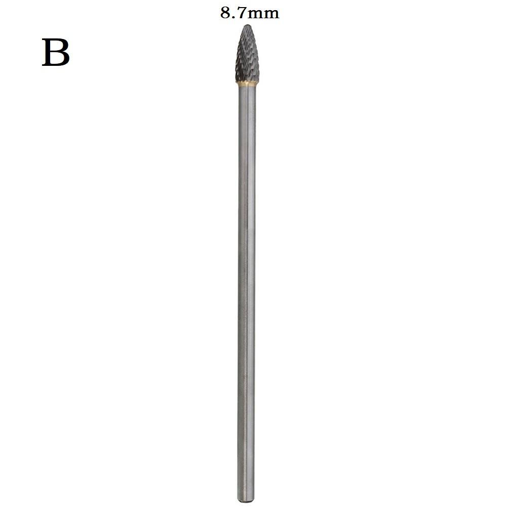Double Cut Rotary Burr Tungsten Carbide High Carbon Steel