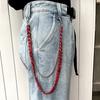 Unisex Hipster Personality Chain Keychain Accessory for Jeans - Fashionable Clothing Detail for E Girls And Boys