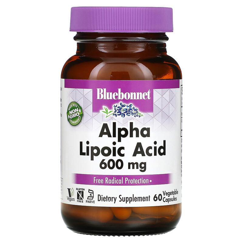 Alpha Lipoic Acid, 600 Mg, 60 Vegetable Capsules