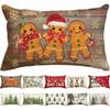 Lumbar Pillow Covers with Festive Designs for Comfortable Holiday Style