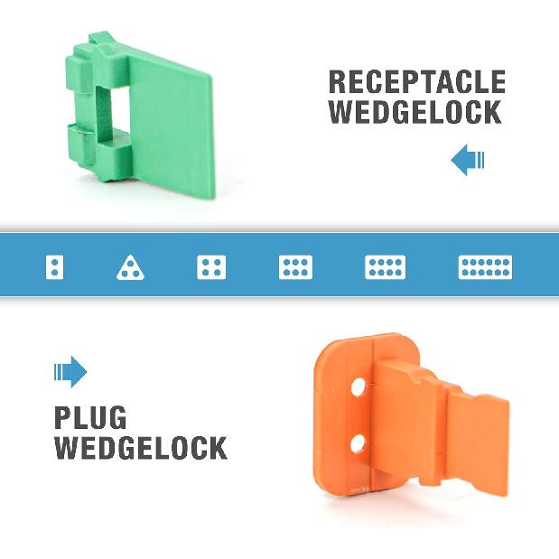 IWISS 188PCS Deutsch DT Gray Connector Kit with Size 16 Solid Contacts in 2,3,4,6,8 and 12 Pin Configurations, Environmentally Sealed Automotive