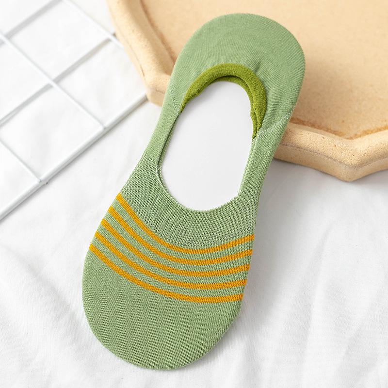 

Женские тонкие низкие носки-лодочки для весны и лета, впитывающие пот, нескользящие 1 pair