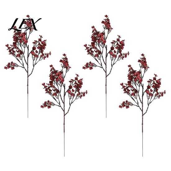 Indoor Faux Flowers for Living Room Realistic Artificial Autumn Home Decoration, Silk Floral Botanical Decor Branches Halloween Table Centerpiece And