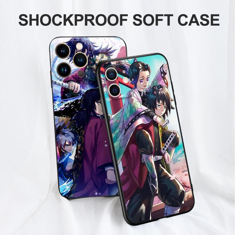Black Tpu Case For Motorola Moto G52 G42 G60 4G G60S G71 G9 Play Plus Power One 5G Ace Tomioka Giyuu