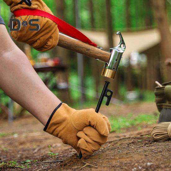 5Pcs 20/30/40CM 9MM Tent Stake Heavy Duty Multi-functional Outdoor Garden Yard Camping Tarp Canopy Windproof Ground Spike Metal Tent Peg