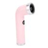 Handheld Bladeless Fan Type C Rechargeable Digital Display Small Portable Cooling for Travel Outdoor Use Apricot Color