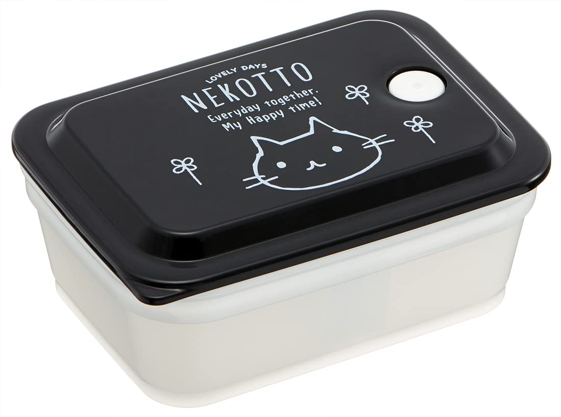 

Skater Nekotto Bento Silver Ion Fluffy Integrated Gasket with Air Single 450ml Capacity Box, (Ag+) Antibacterial, Filling, Valve, Tier, (PAS5AG-A)