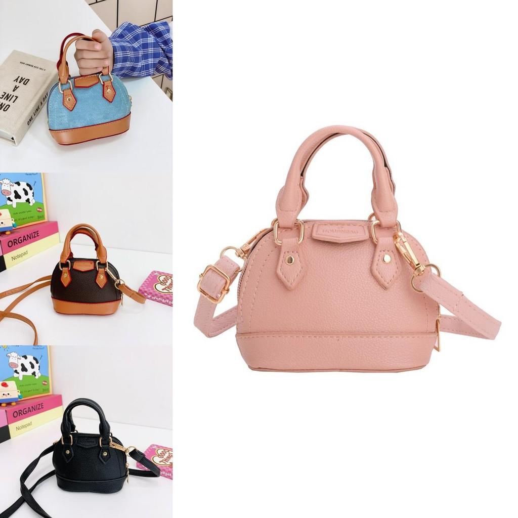 Minimalist Shell Clutch Bag With Top Handle For Kids And Teens Daily Use