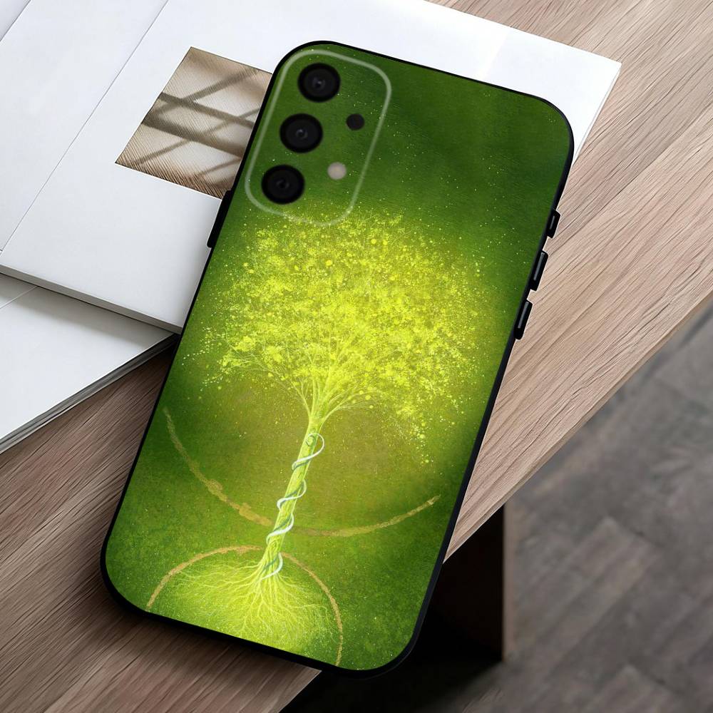 

Чехол для мобильного телефона W-World L-Life Tree для Samsung Galaxy A73, A72, A71, A70, A53, A52, A51, Другие Мягкий черный чехол Samsung a51 4g
