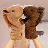 Storytelling Hand Finger Story Puppet Soft Stuffed Plush Horse Toys  Kid Gift