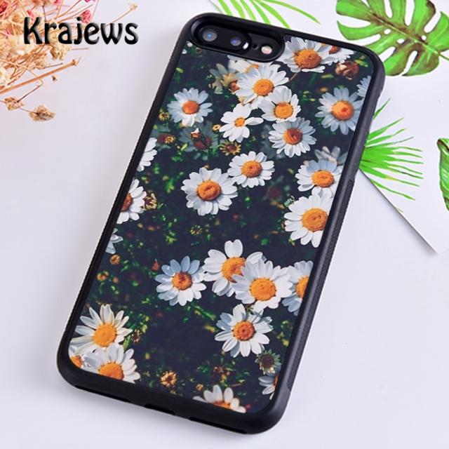Krajews Peony Sunflowe Rose Daisy Plants Flower Phone Case For iPhone 17 Air 16 15 14 Plus 11 12 13 Pro Max Coque Fundas