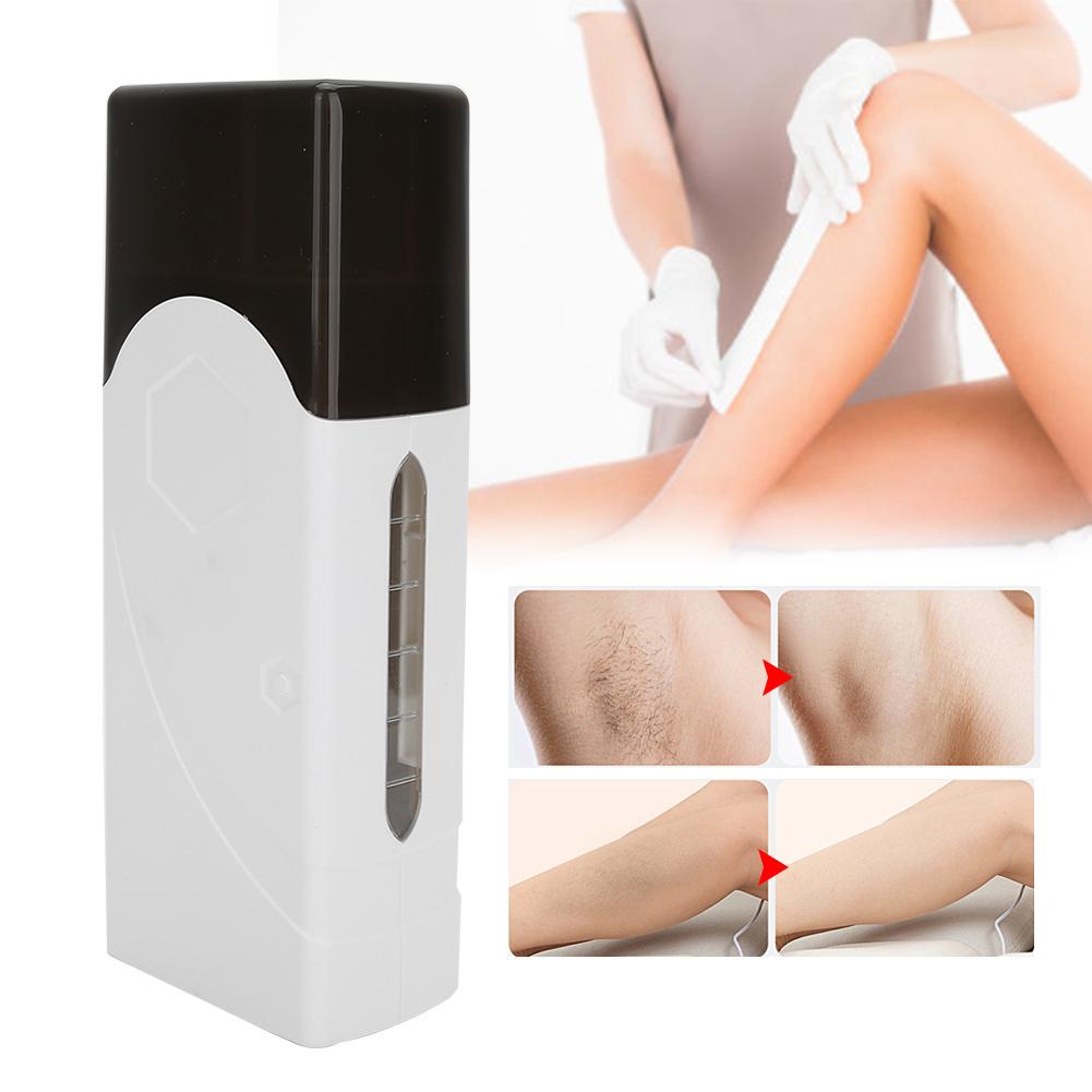 100G Hair Removal Wax Heater Professional Handheld Roller Wax Heater White220V EU Plug