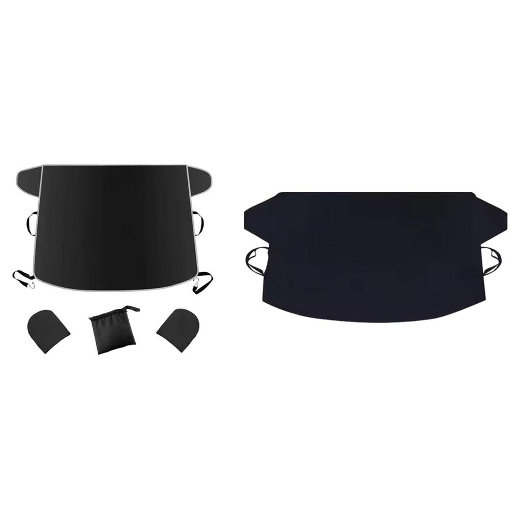 Waterproof Car Windshield Snow Cover Oxford Cloth Foldable Glass Shield Vehicle Accessory for Outdoor Winter Cars