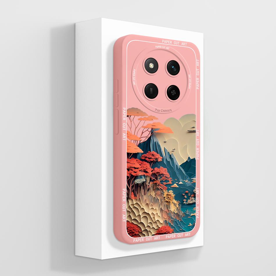 For Honor Magic 7 Lite Case Cute Panda Soft Liquid Silicone Funda High Quality Back Cover For Magic7 Lite Phone Protector Gift