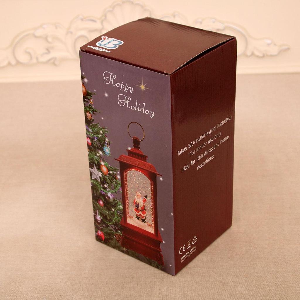 Christmas Musical Rotating Water-Filled Lantern