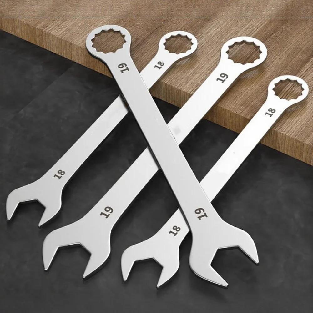 Rust-proof Wrench For Home Tool Dual-purpose Tool Open-end Wrench Easy To Carry Reduces User Fatigue Slim Profile