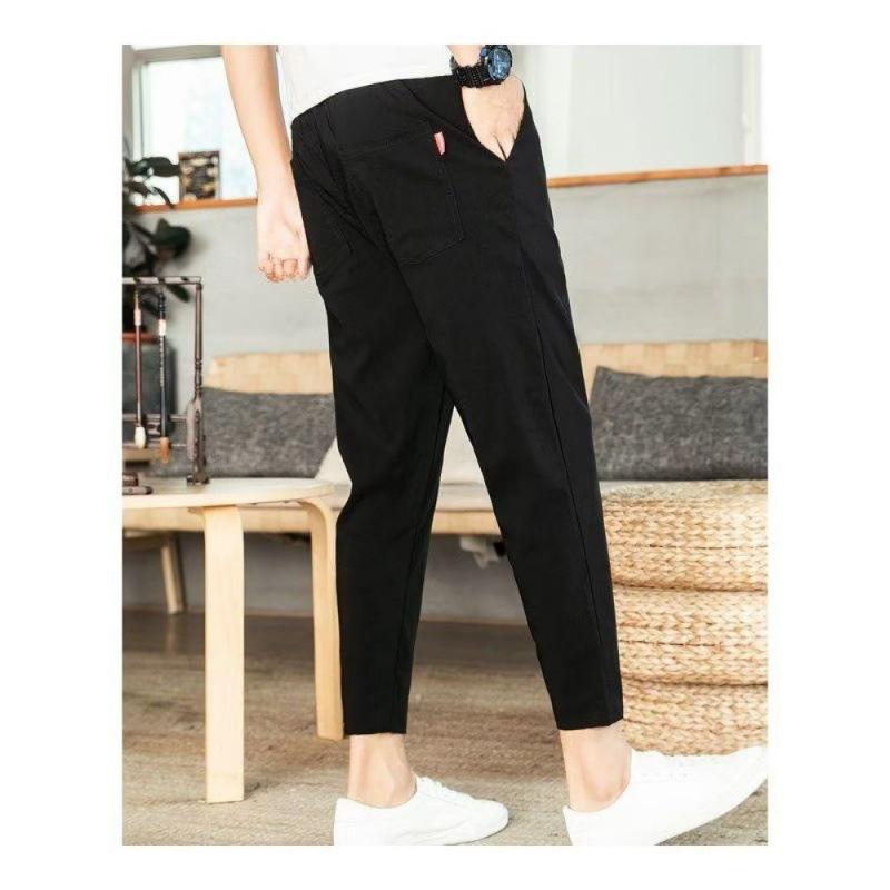 Men's Slim Fit Skinny Summer Drawstring Pants