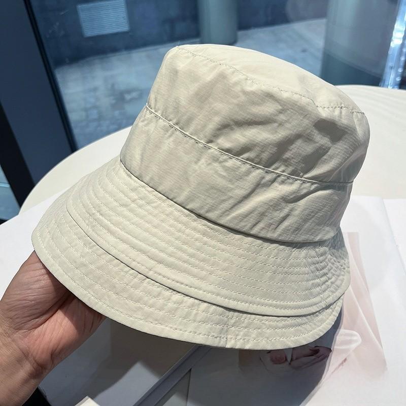 

Summer Quick Dry Fisherman Hat With Wide Brim Sun Protection For Women бежевий