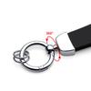 Fashion Leather Car Metal Keychain Horseshoe Buckle Waist Pendant Car Accessories For Citroen C1 C2 C3 C4 Picasso C-ELYSEE C6 C5