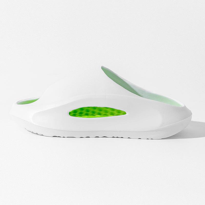 Casual Cool Slippers Summer Color Matching Thick Bottom Comfortable Home Indoor Family Couple Slippers Beach Wear